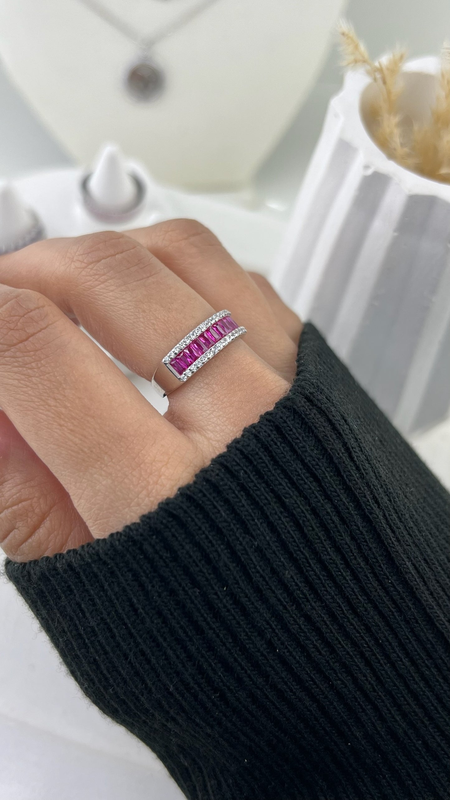 Ring Lilia (Fuchsia)
